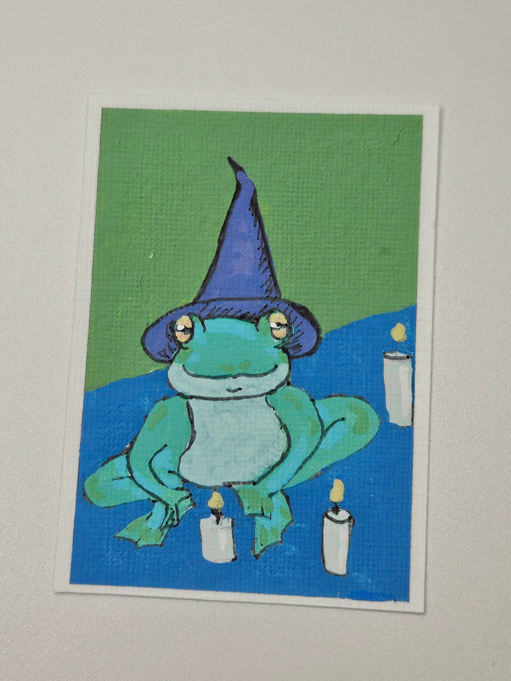 Wizard Frog ACEO Art Card Print