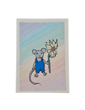 Farmer Mouse ACEO Art Card Print