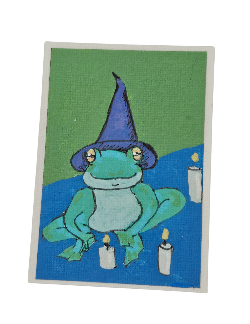Wizard Frog ACEO Art Card Print